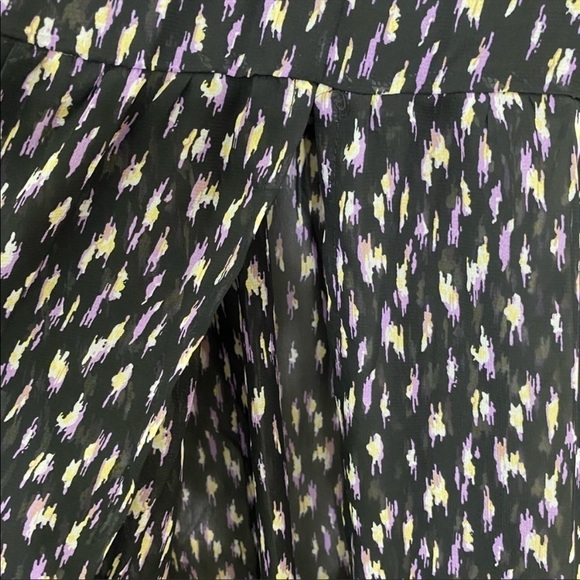 Code x Mode Boho Semi Sheer Contemporary Print Maxi Skirt - Picture 4 of 8